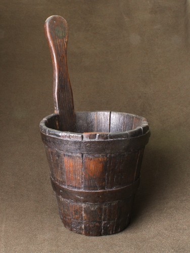 19thc staved oak scottish - staved,
