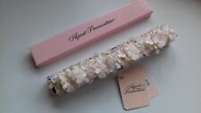 AGENT PROVOCATEUR CUTE BETHANIE IVORY & LILAC GARTER IN GIFT BOX BNWT