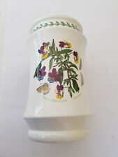 Portmeirion Viola Tricolor  (Pansy) Design Botanic Garden Kitchen Utensil Jar