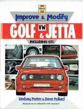 TUNING MODIFYING & IMPROVING VW GOLF / JETTA Mk1 Mk2 '74-88 FOR ROAD & RACE BOOK