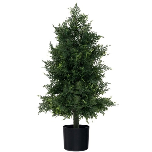 6ft artificial cedar topiary - artificial,