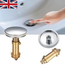 Pop Up Sink Plug Bathroom Push Drain Stopper Plugs 38mm Click Clack Plug Spru