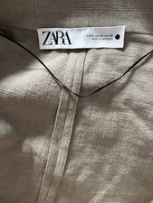 Zara Ladies Cotton Linen Khaki