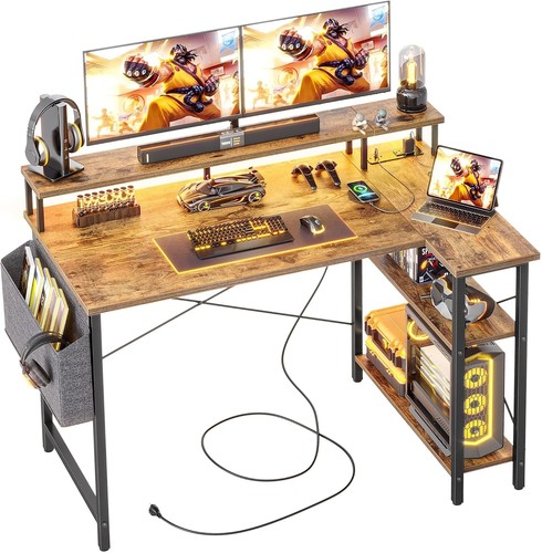 Versatile shaped desk with - desk,