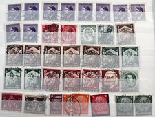 Germany- collection - various, unchecked , Hitler heads, stock cards not inc.