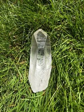 Clear Lemurian Quartz Etched