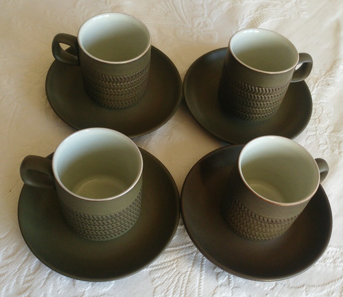 Vintage denby chevron - x,