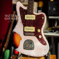 2025 Fender Japan Jazzmaster Shell Pink nitro relic over Sunburst - unique MIJ