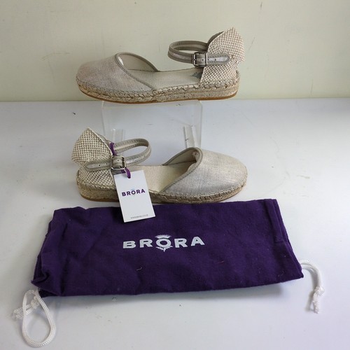 Brora wedge espadrilles - espadrilles, silver