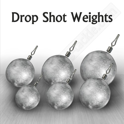 Drop shot weights round - drop, sinker