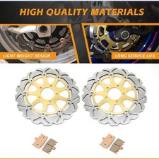 Front brake discs - pads, for