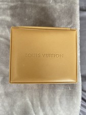 Louis Vuitton Empty Beige Leather Tambour Watch Case Box