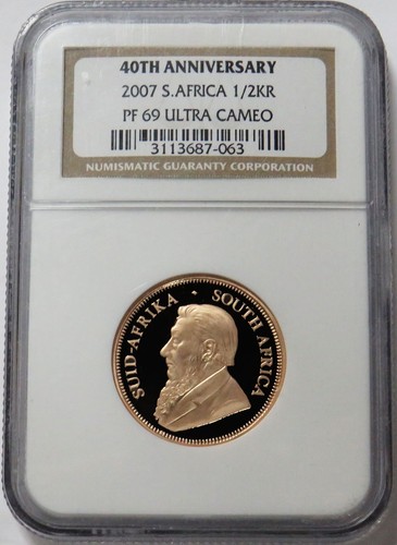 2007 gold south africa 2oz - 2007, 1/2oz