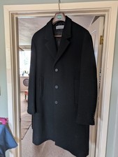 Mens Black Wool Adolfo