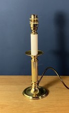 Solid Brass Reeded Candlestick