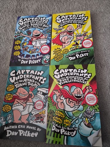 Captain underpants books - 4,