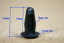 50x For Nissan black push