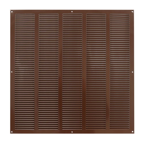 Brown metal air vent grille - brown,