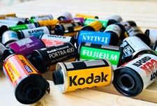 20 x Empty 35mm Film Canisters Cartridges Cassettes Leader Out for Bulk Loading