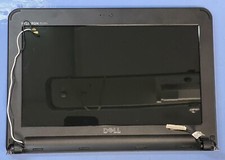 Genuine Dell Inspiron Mini 10 1011 Laptop # 10.1" Glossy Screen # With Hinges #