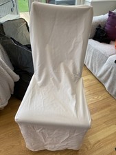 White Linen/cotton Chair covers