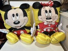 Vintage 1989 Mickey & Minnie Mouse Mickey's Pillow Friends Snuggable Pillow