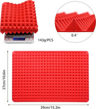 2Pcs Diamond Chef Silicone Mat