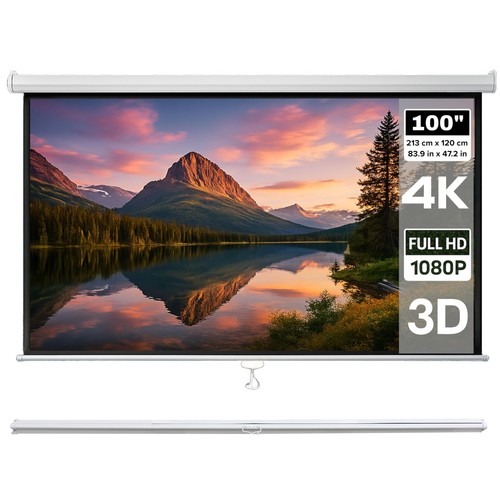 Large size pull down projector - large,