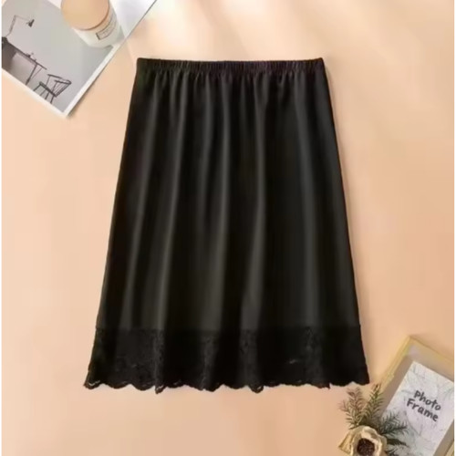 Women lace long petticoat - lace,