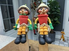 Vintage BBCBill & Ben The Flowerpot Men 12” Toy/plushies By Hasbro