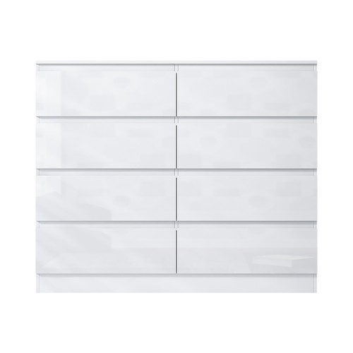 Modern wide drawer chest - 8,