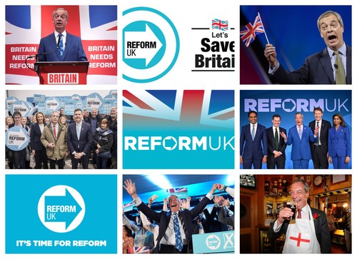 Reform nigel farage poster - uk,