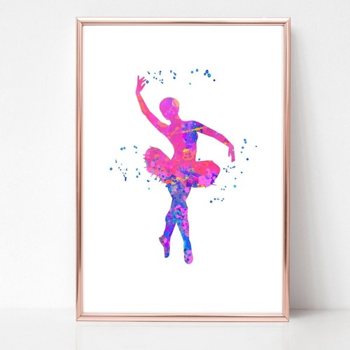 Print ballet ballerina - ballet,