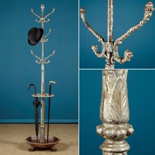 Antique Cast Iron Hall Stand c.1890