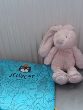 Jellycat Jelly Kitten  Pink Bunny Piper Soft Toy Plush Toy Collactable