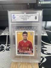 2014 Topps Premier League Philippe Coutinho Sticker MGC 8