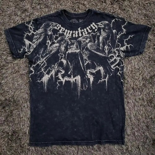 Affliction shirt men y2k - shirt,
