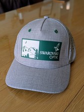Swarovski Optik Baseball Cap Hat – Grey with Green Logo – Outdoor Birdwatching