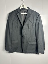 Lauren Ralph Lauren Men’s Gray Wool Blazer Jacket 2-Button Made in Canada