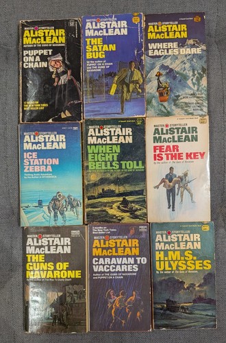 Vintage lot alistair maclean - lot,