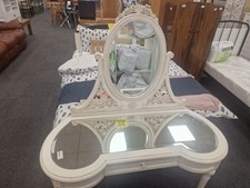 Antique Rococo Hand Carved Dressing Table -- CS R43