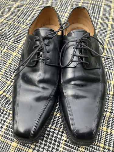 Barker black leather - barker, shoes