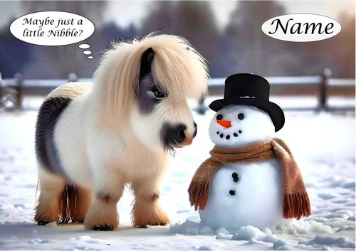 Personalised christmas card - personalised,
