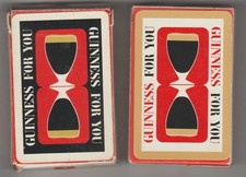 2x different packs GUINNESS  BREWERY playing cards