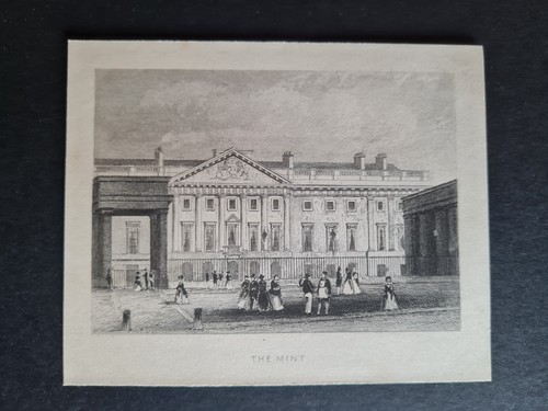 Antique 1851 print - -, royal
