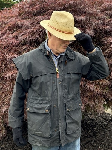 Outback black oilskin - outback,