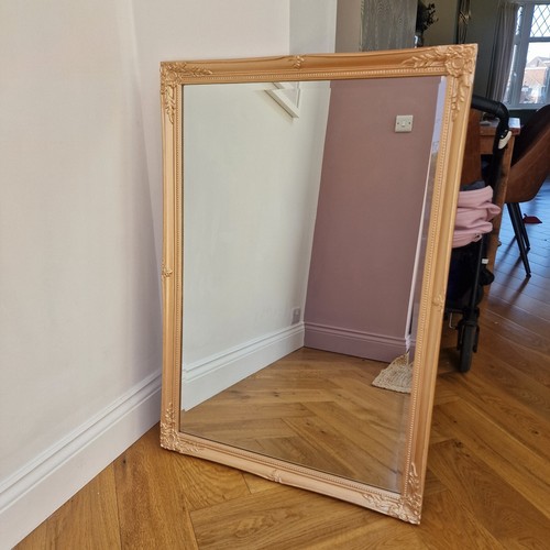 Large gold framed wall mirror - large,