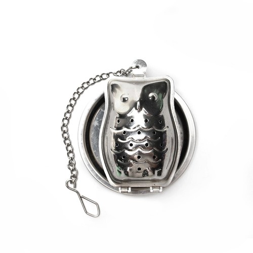 Owl metal tea infuser - owl,