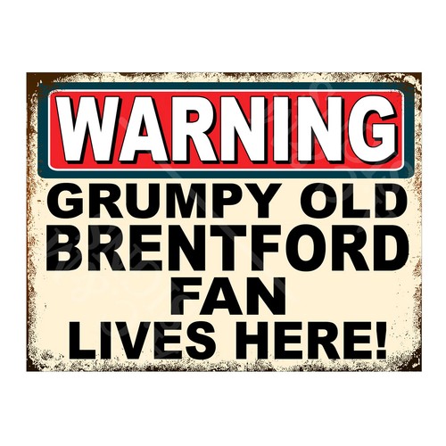 Metal sign plaque warning - metal,