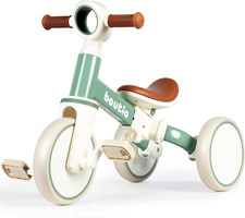 Baby Balance Train Bike 1+ Year Old, Tricycle for kids, Bicycle Removable Pedals